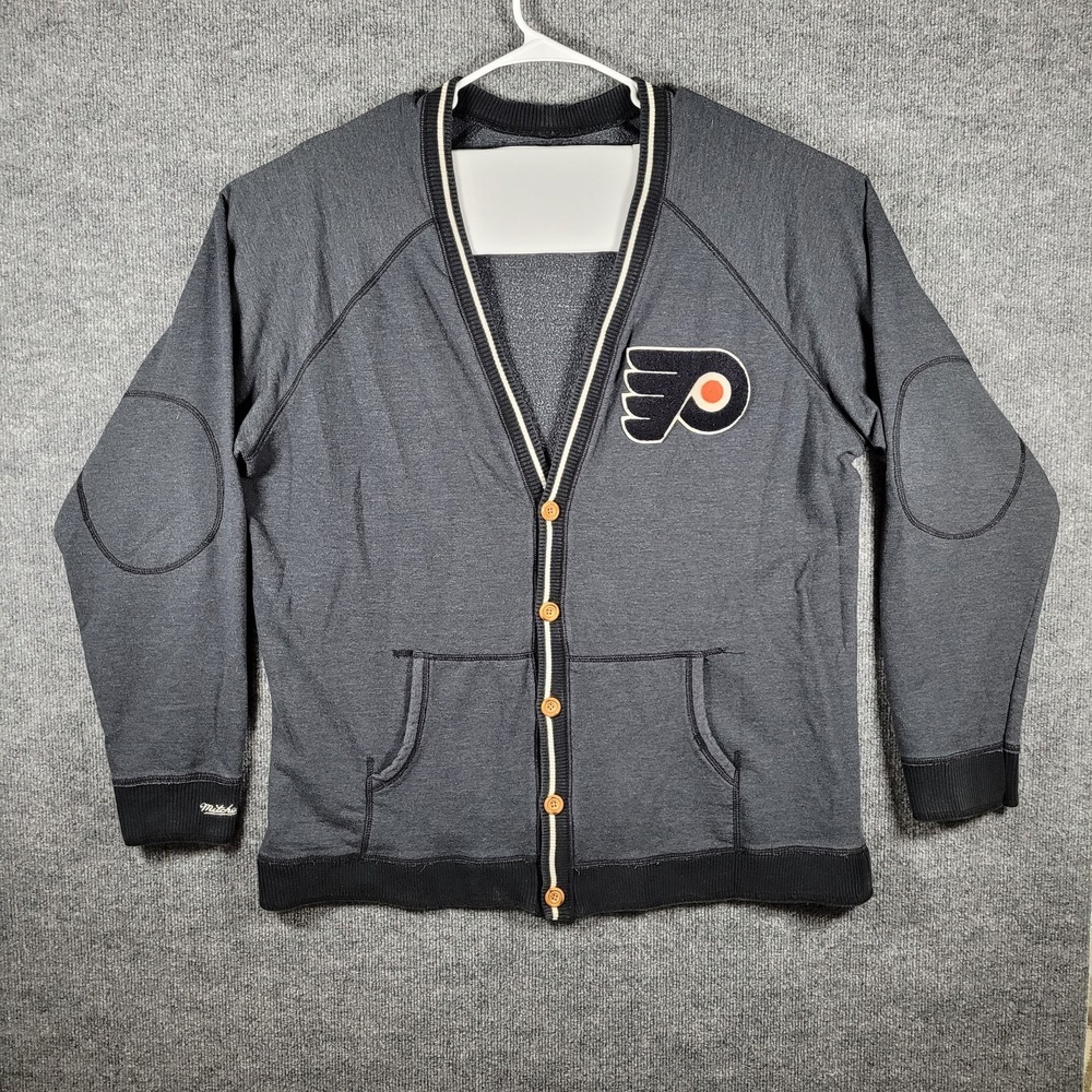 Vintage Mitchell And Ness‎ Philadelphia Flyers Cardigan NHL 4XL